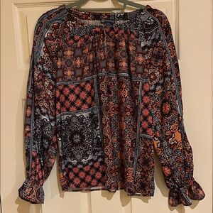 Democracy BOHO Patchwork Blouse